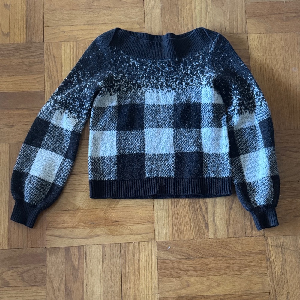 Checkered Sweater - image 1